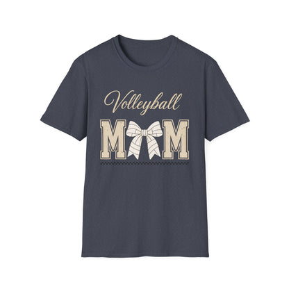 Volleyball mom bow white T-Shirt