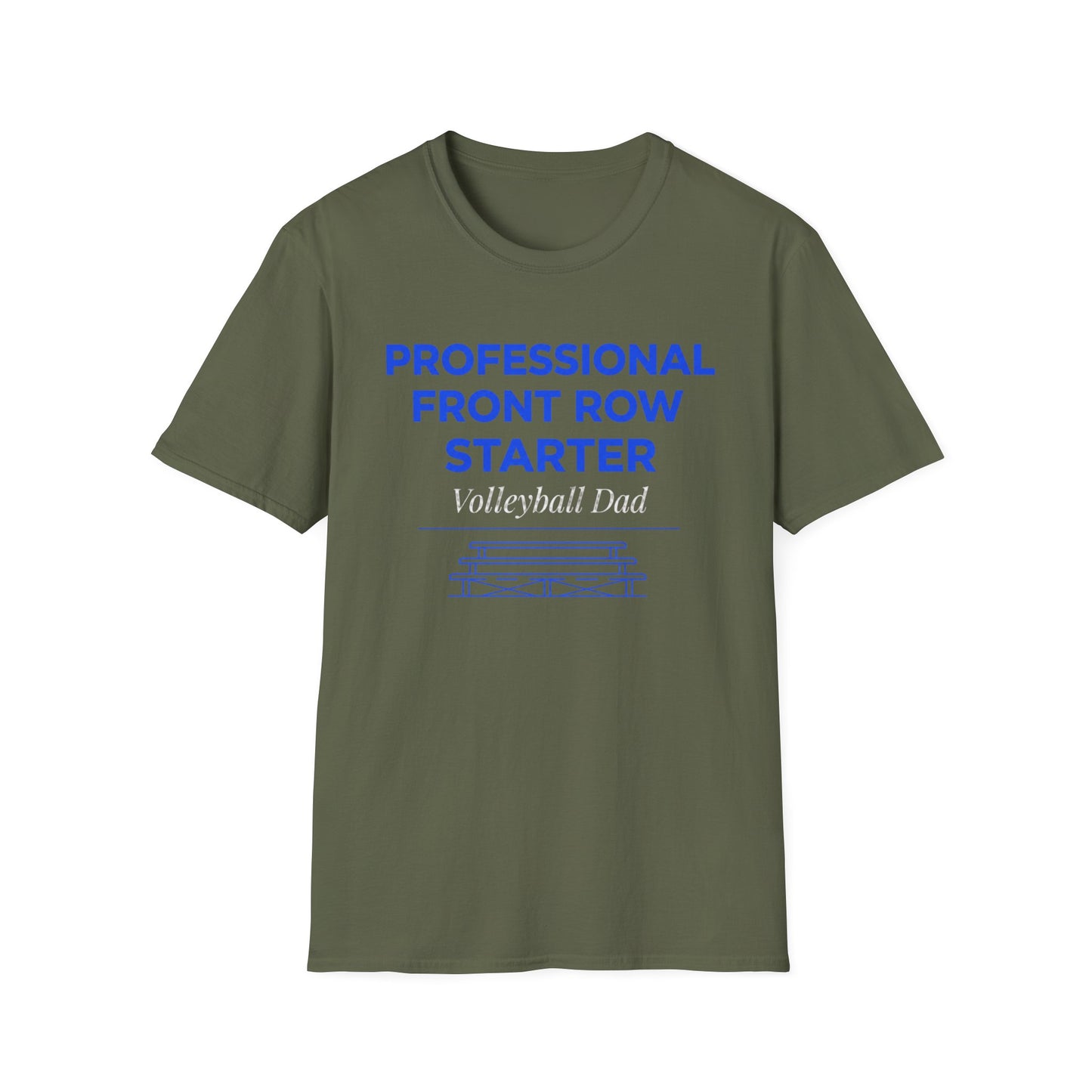 Professional front row starter volleyball dad T-Shirt