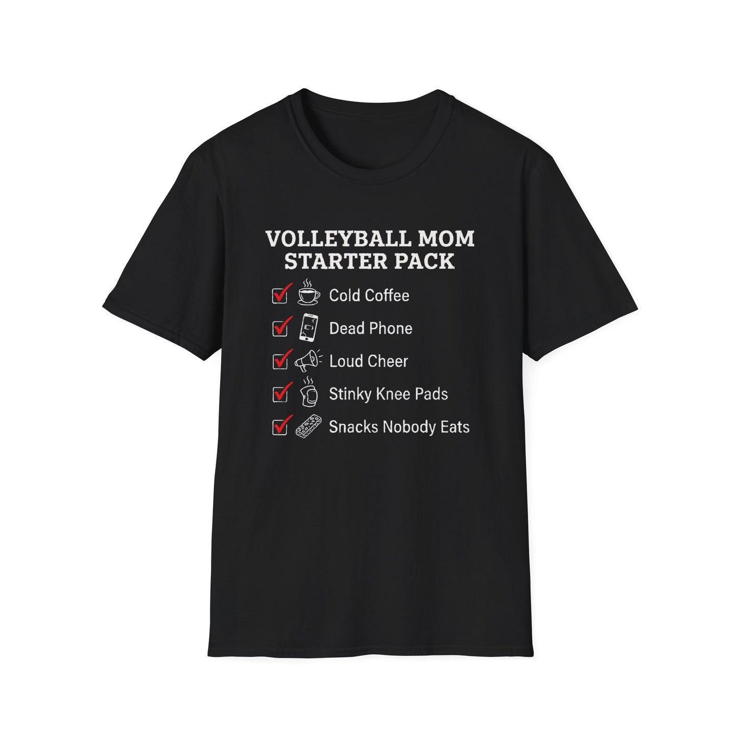 Volleyball mom starter pack T-Shirt