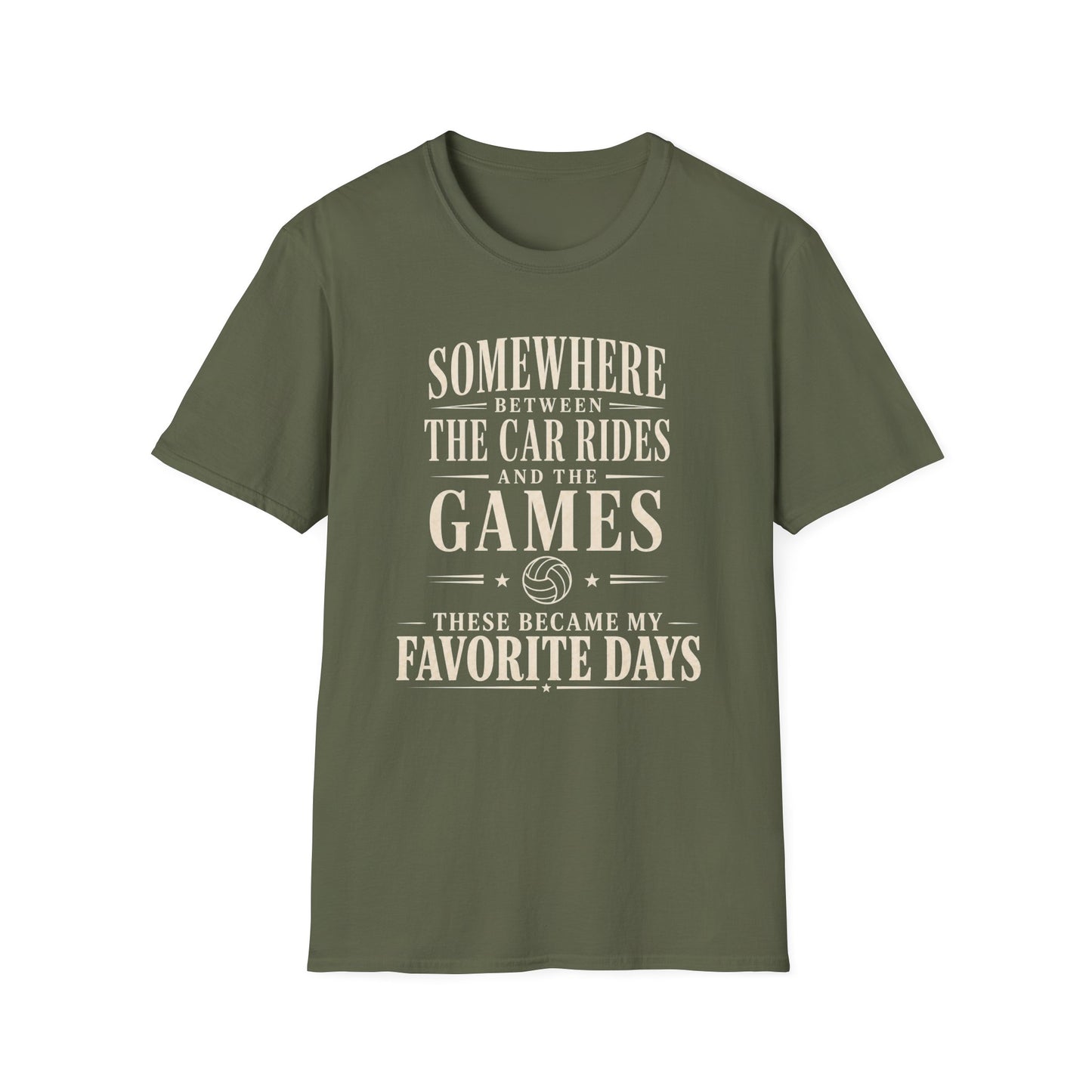 Somewhere between car rides and games favorite days T-Shirt