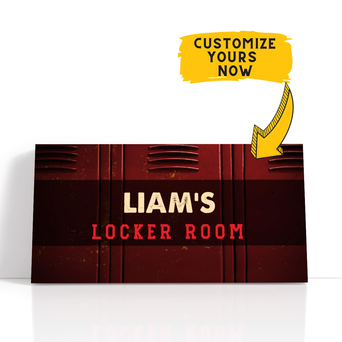 Personalized Locker Room Basketball Wall Art