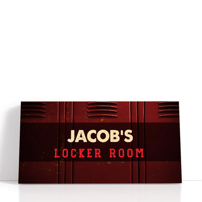 Personalized Locker Room Basketball Wall Art