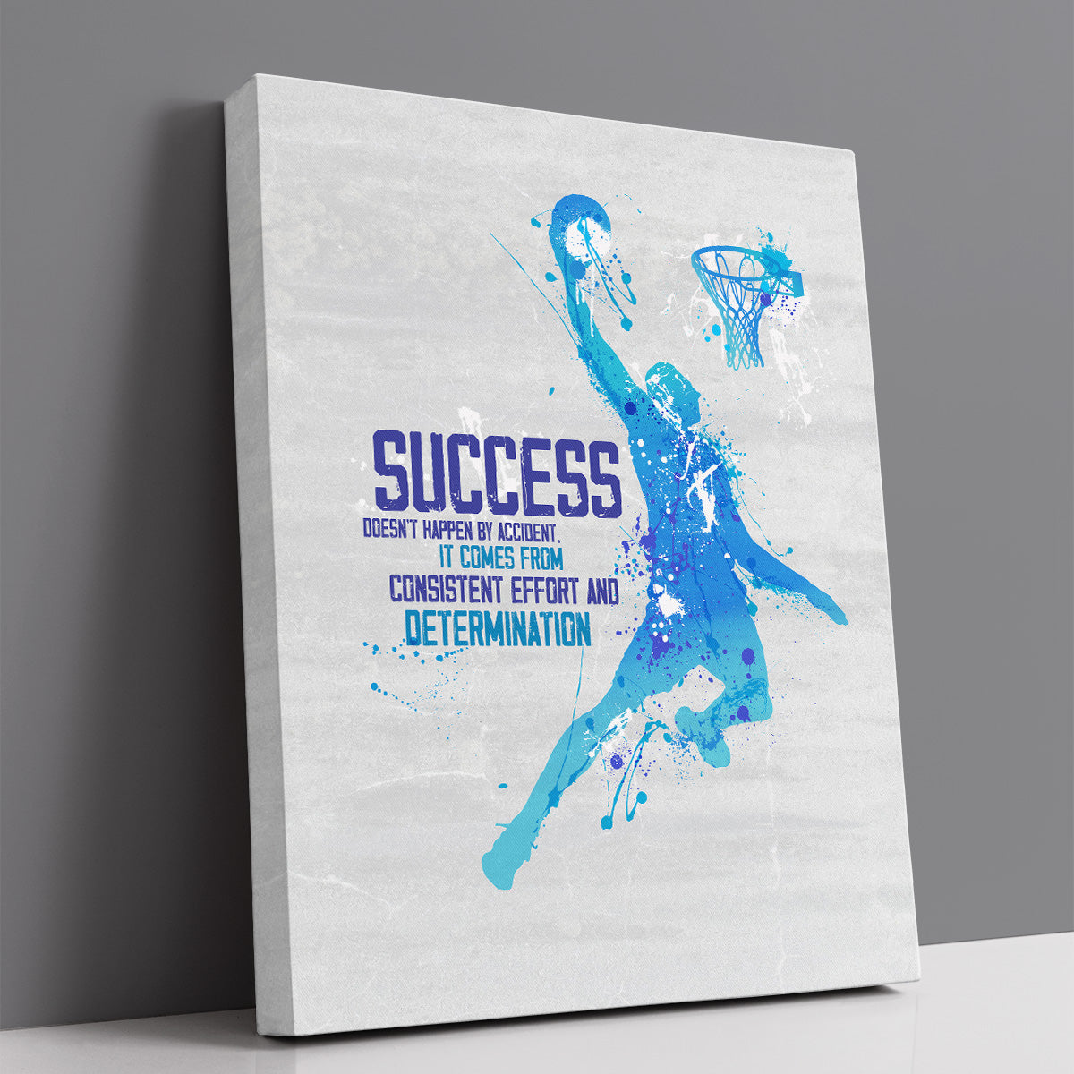 Success doesn't happen by accident - Basketball Wall Art
