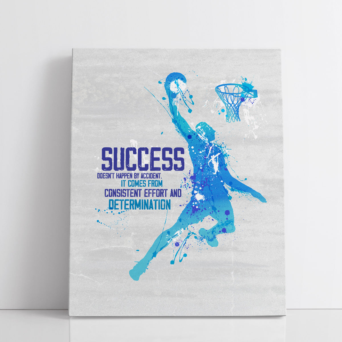 Success doesn't happen by accident - Basketball Wall Art