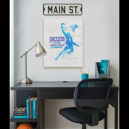 Success doesn't happen by accident - Basketball Wall Art