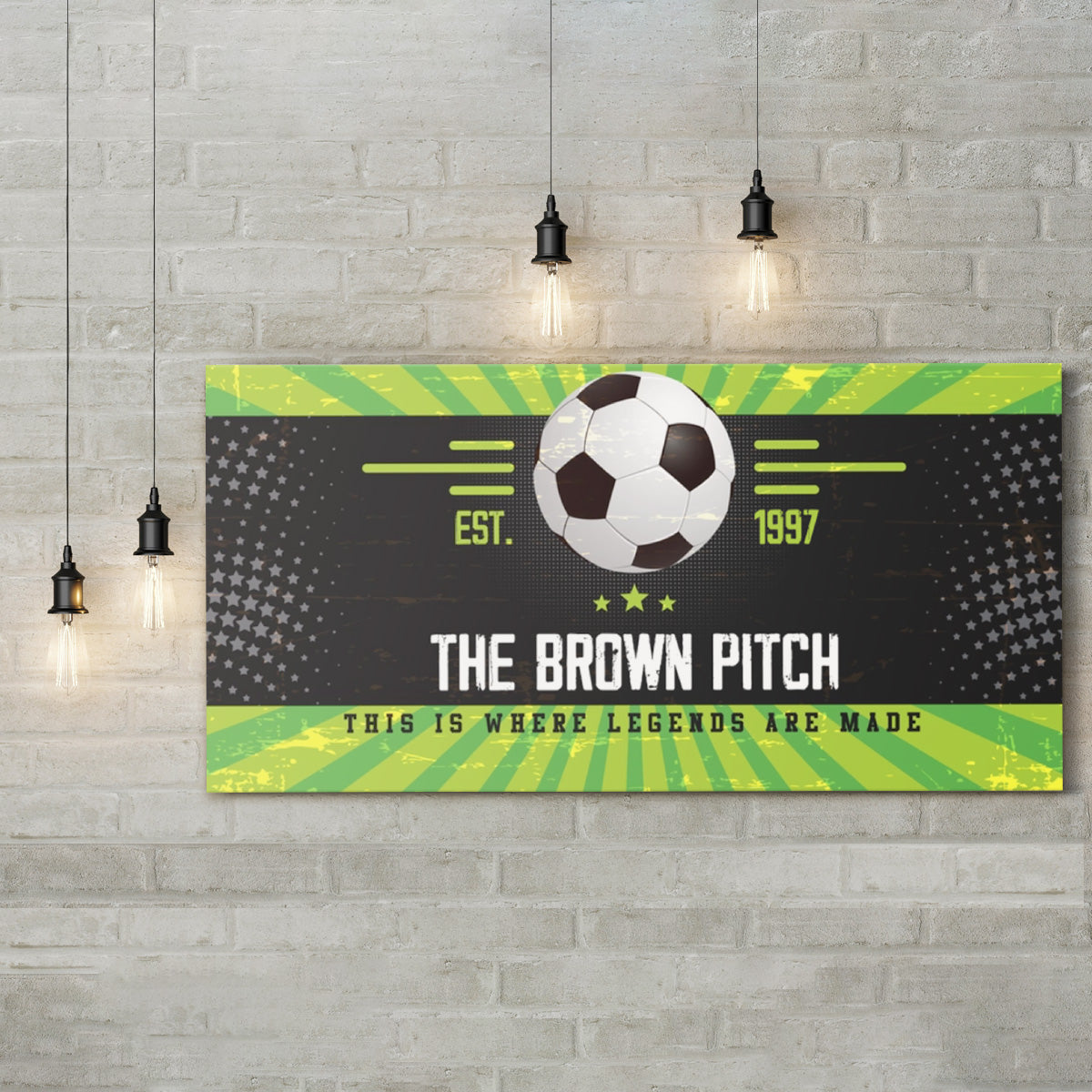 Personalized This Is Where Legends Are Made Soccer Wall Art