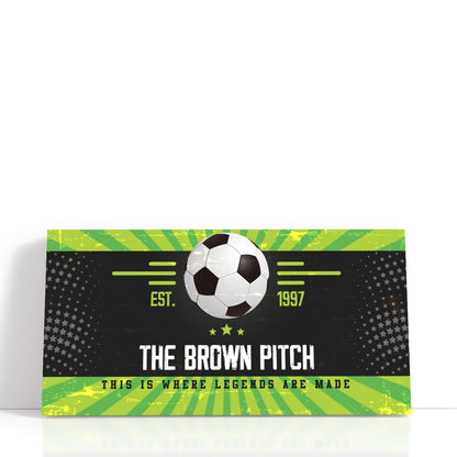 Personalized This Is Where Legends Are Made Soccer Wall Art