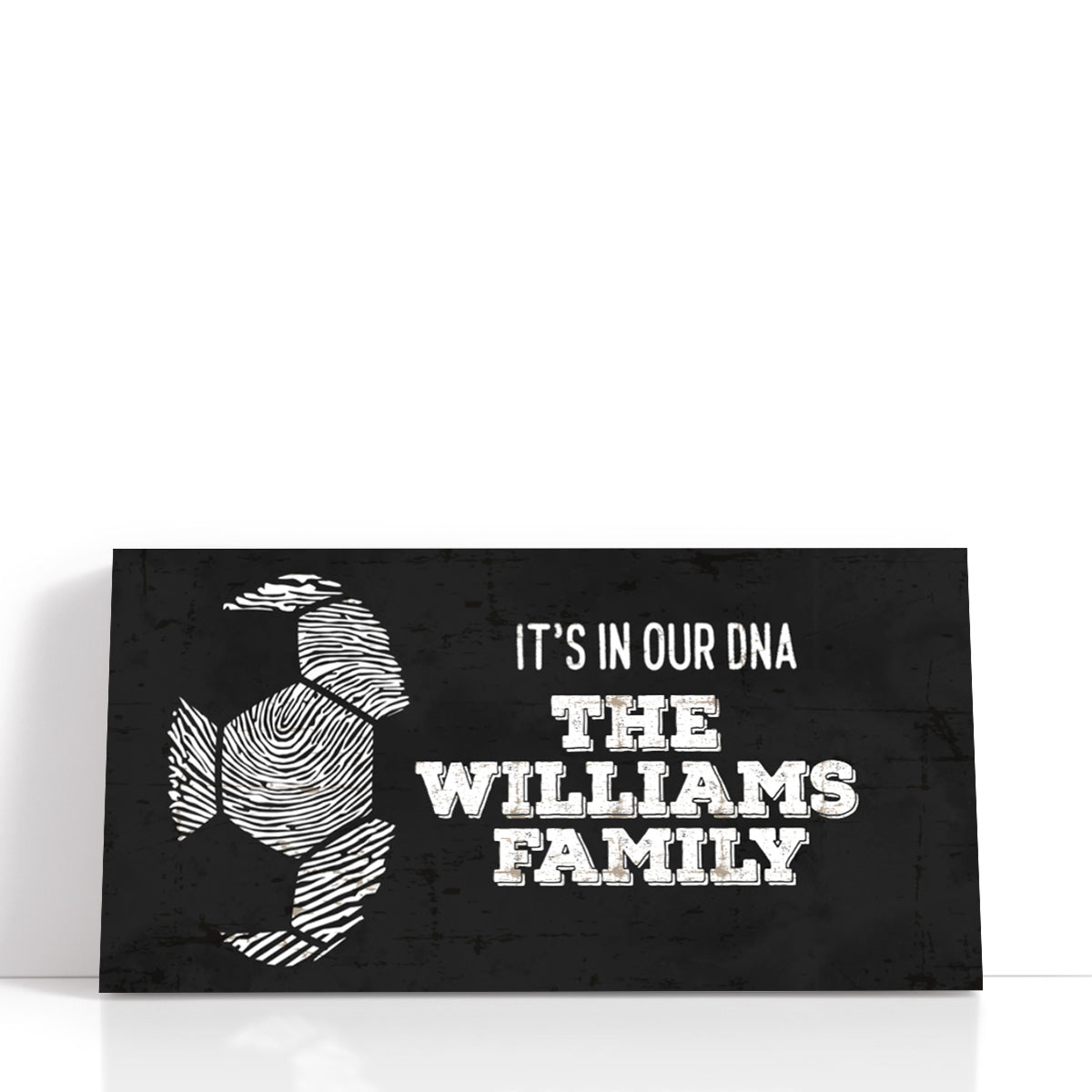 Personalized It's In our DNA Soccer Player Wall Art