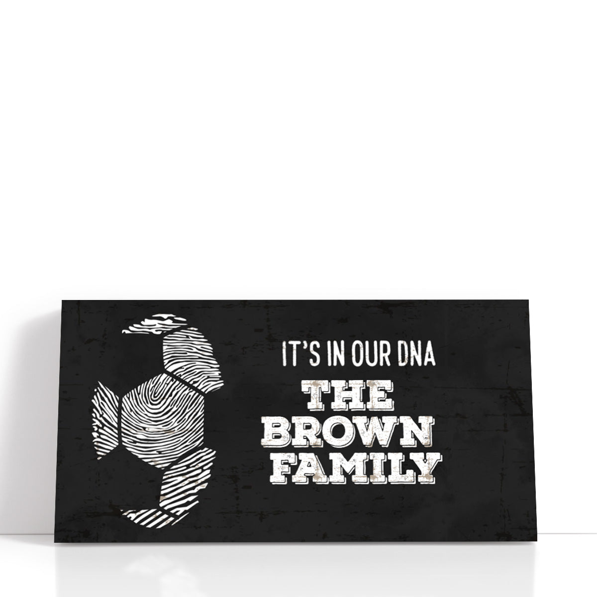 Personalized It's In our DNA Soccer Player Wall Art