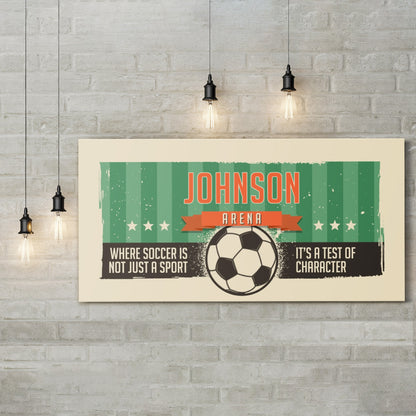 Personalized Where Soccer Is Just Not A Sport Wall Art