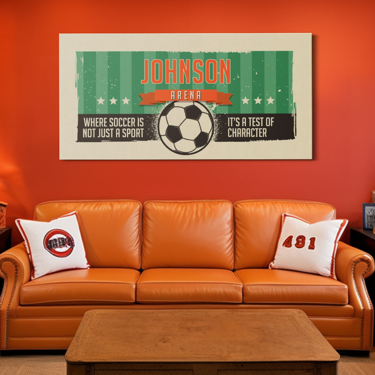 Personalized Where Soccer Is Just Not A Sport Wall Art