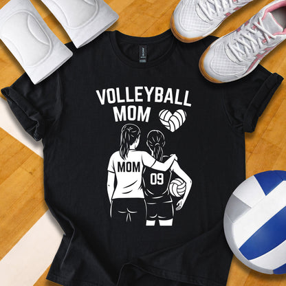Personalized Volleyball Mom Love T-Shirt