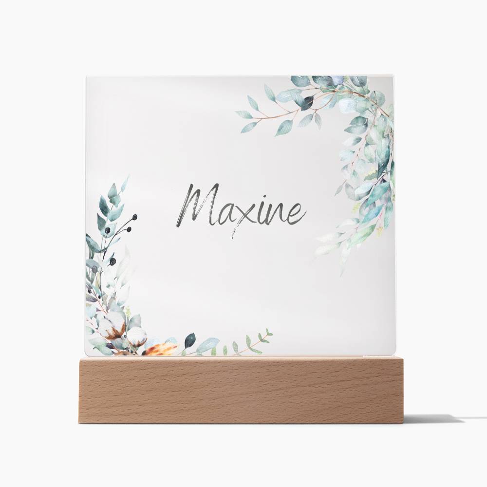 Custom name Bedside light