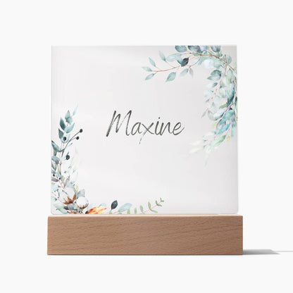 Custom name Bedside light