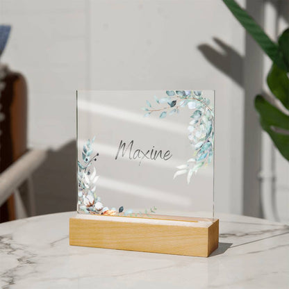 Custom name Bedside light