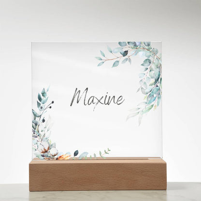 Custom name Bedside light