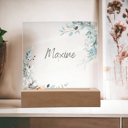 Custom name Bedside light