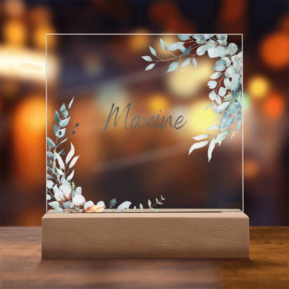 Custom name Bedside light
