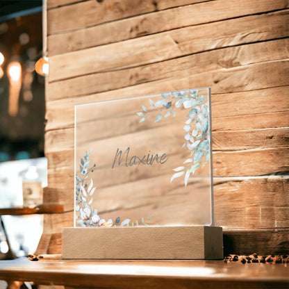 Custom name Bedside light