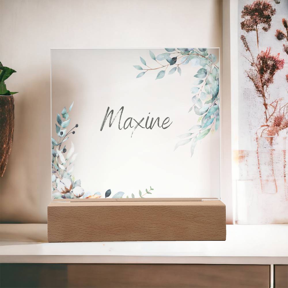 Custom name Bedside light