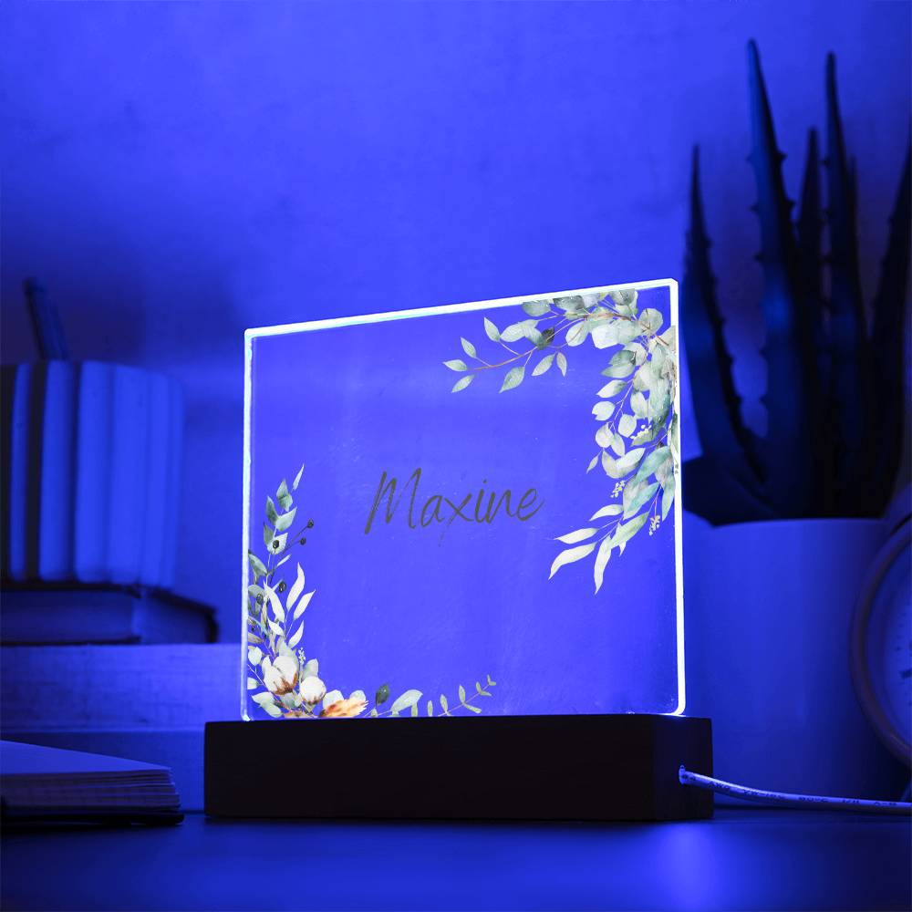 Custom name Bedside light
