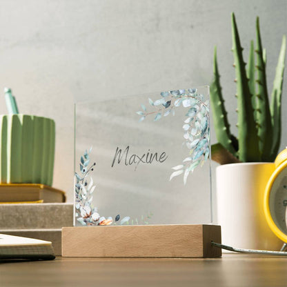 Custom name Bedside light