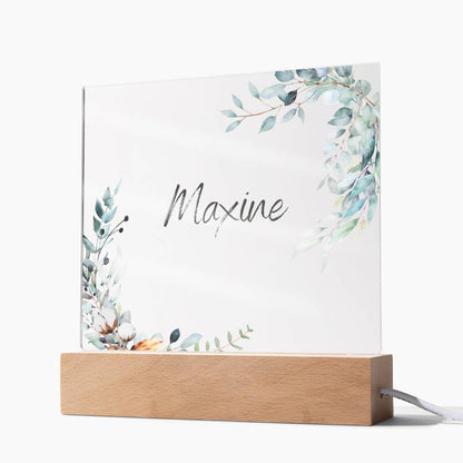 Custom name Bedside light